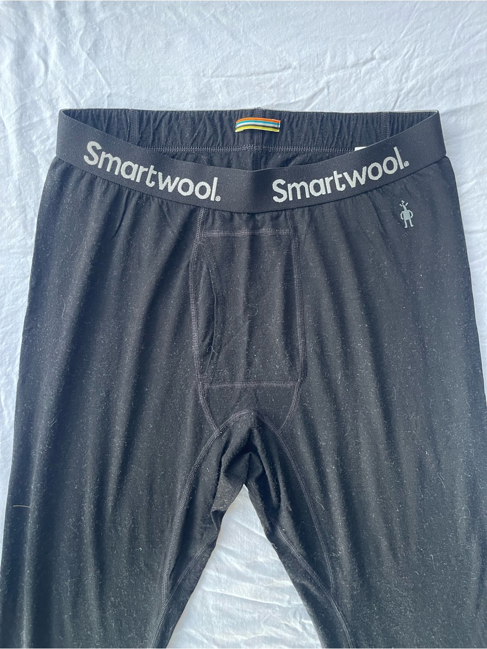 Smartwool Men’s Black Boxer Briefs with Logo Waistband
